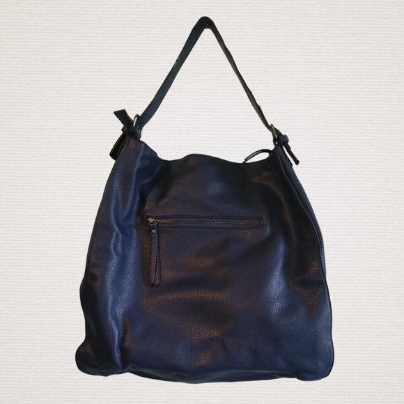 URBAN EXPRESSIONS Blue Tote Certified Vegan Purse - Picture 2 of 7